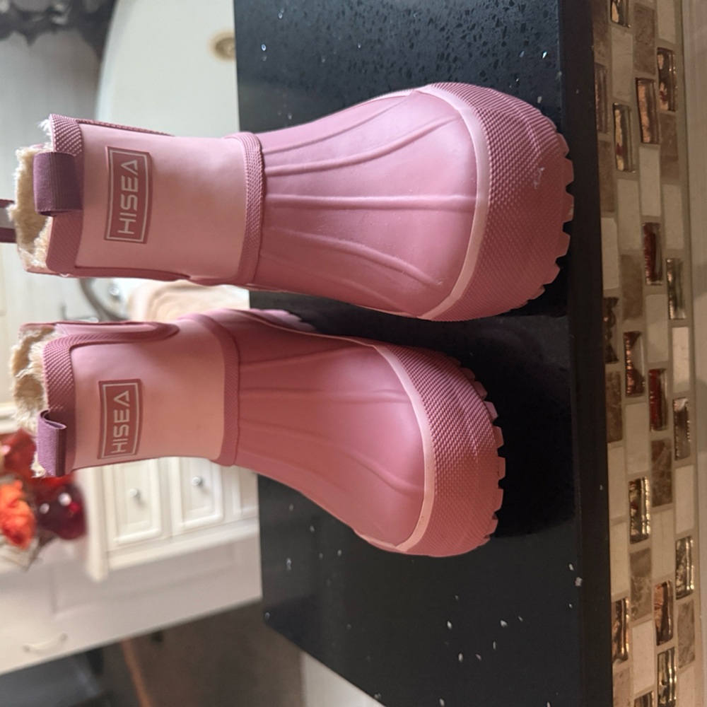Sea Kids Pink Insulated Boots